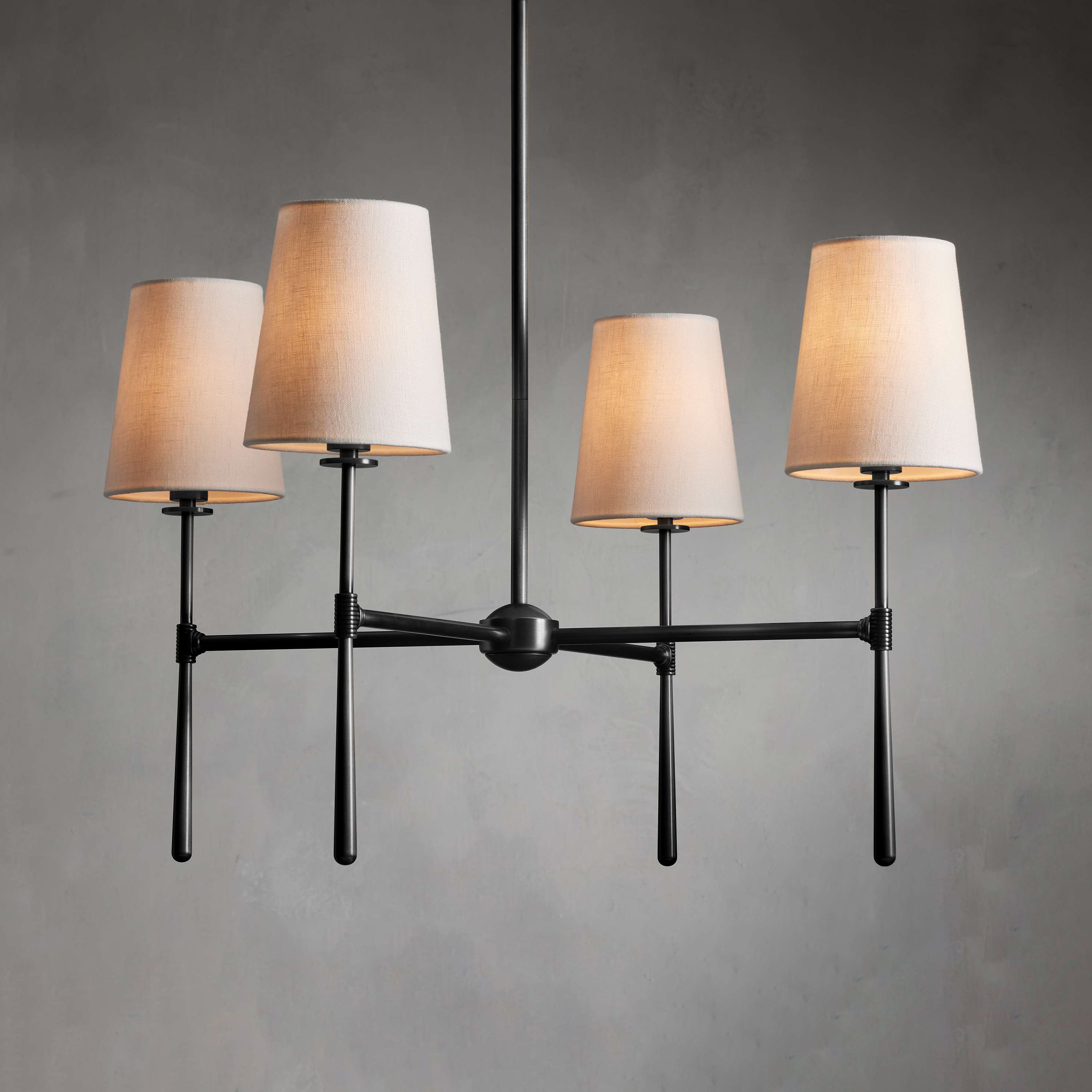 Contemporary Round Chandelier – Stylish Ceiling Light