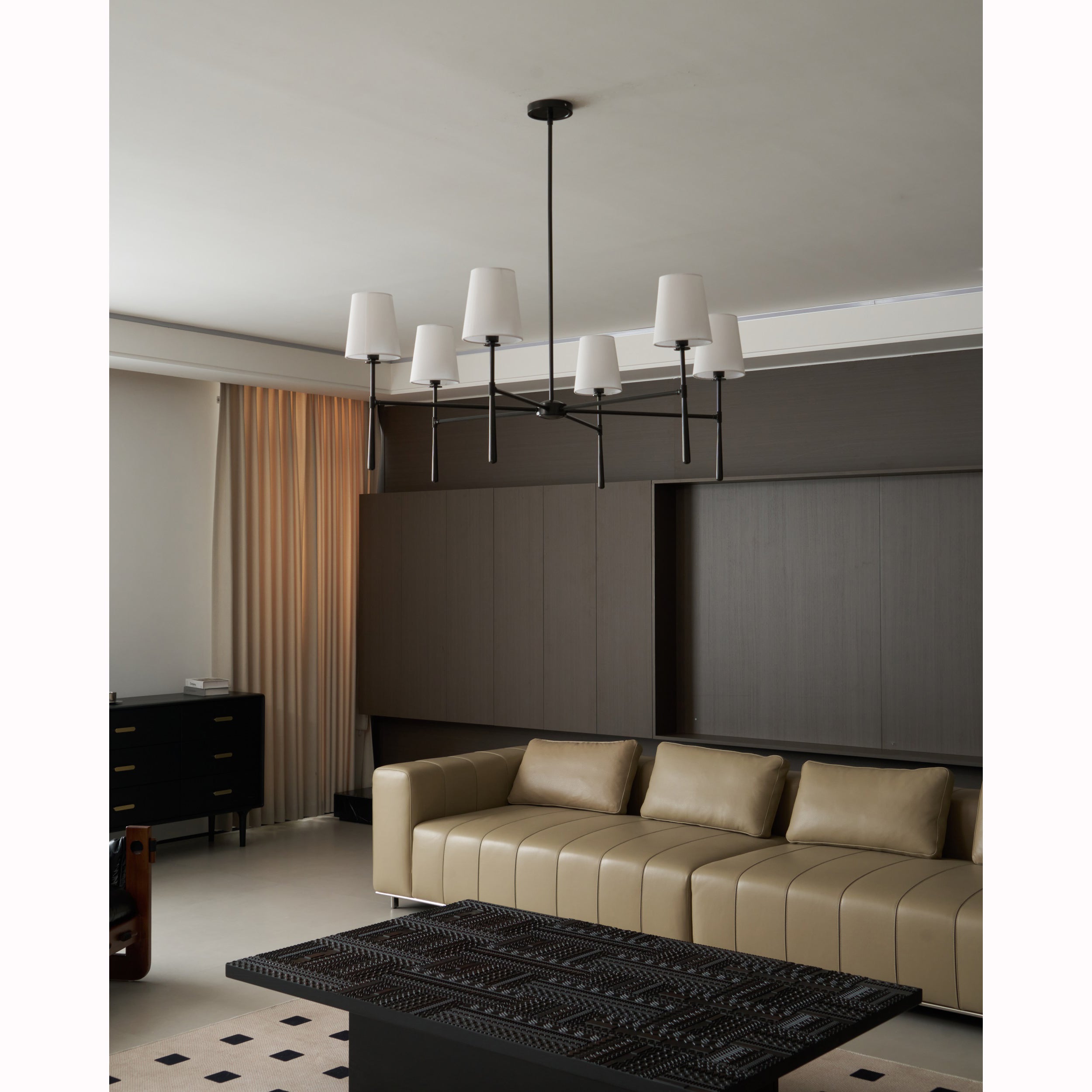 Contemporary Round Chandelier – Stylish Ceiling Light