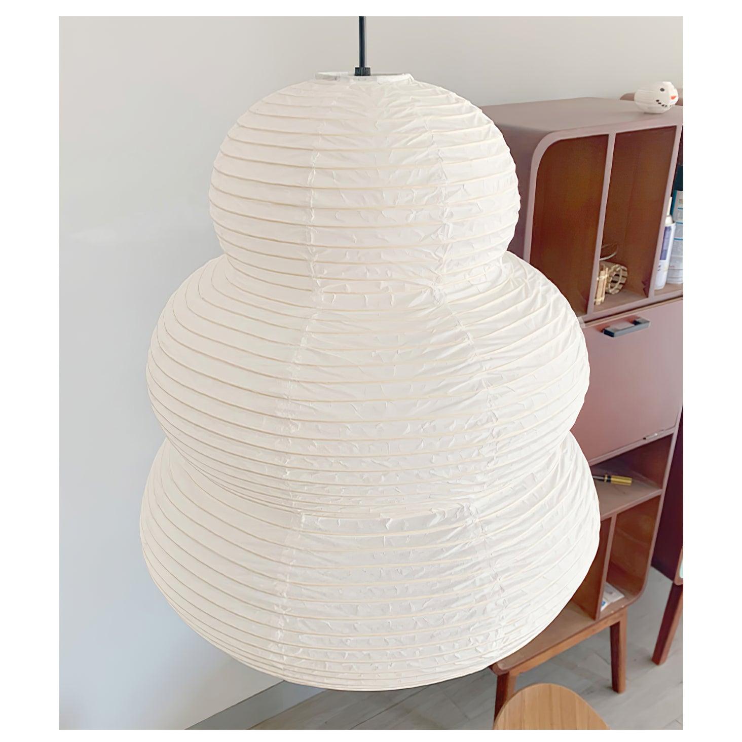 Japanese Style Rice Paper Pendant Light – Delicate Design