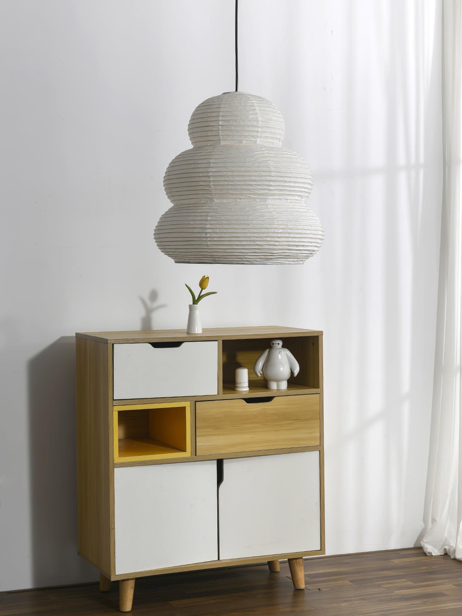 Japanese Style Rice Paper Pendant Light – Delicate Design