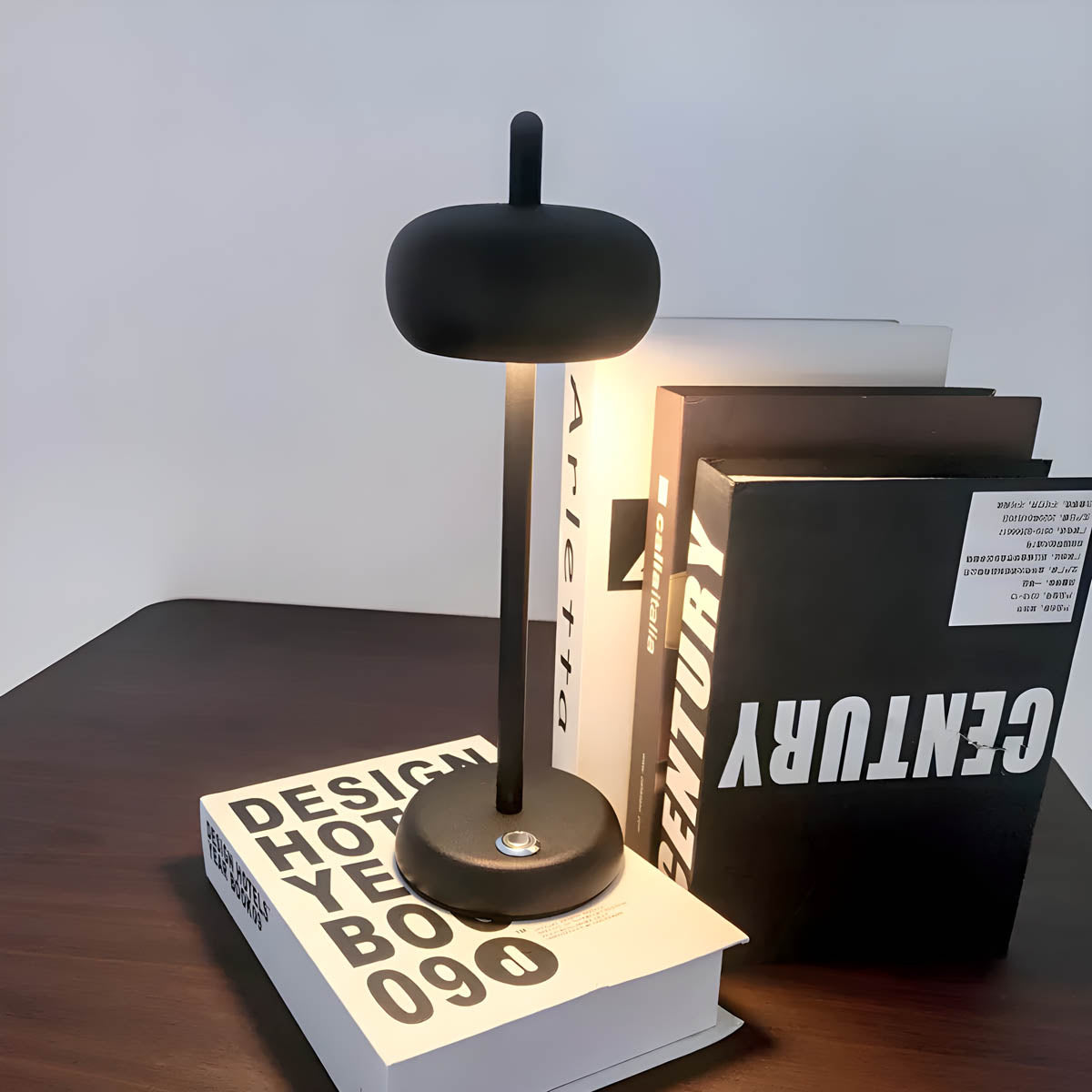 Sleek Mid-Century Desk Lamp | Rechargable Table Lamp