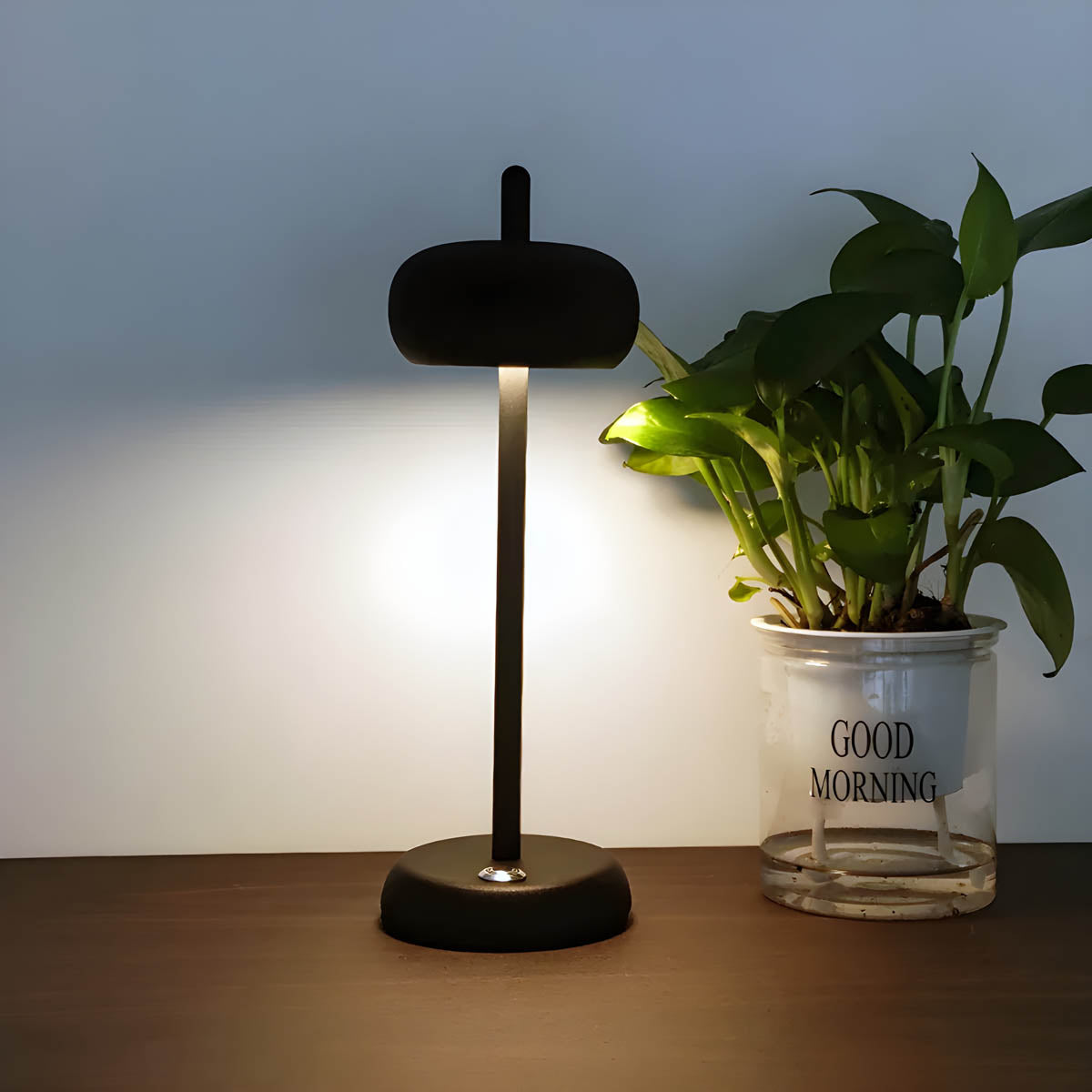 Sleek Mid-Century Desk Lamp | Rechargable Table Lamp
