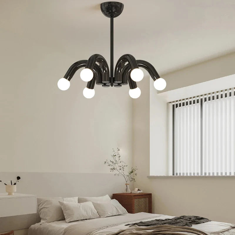 Modern Metal Pendant Lamp | U-Shape E27 Chandelier