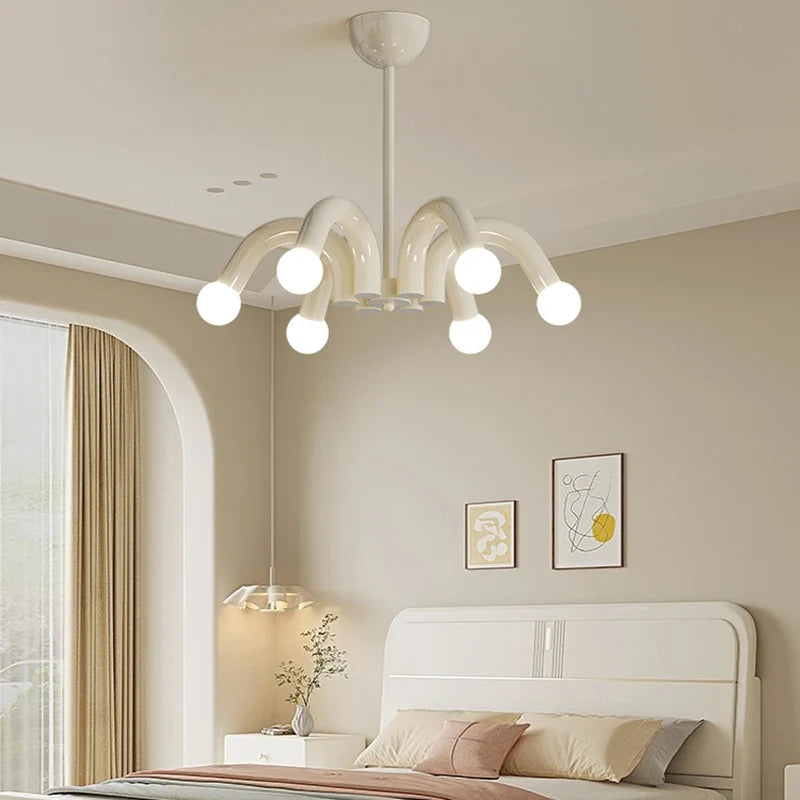 Modern Metal Pendant Lamp | U-Shape E27 Chandelier