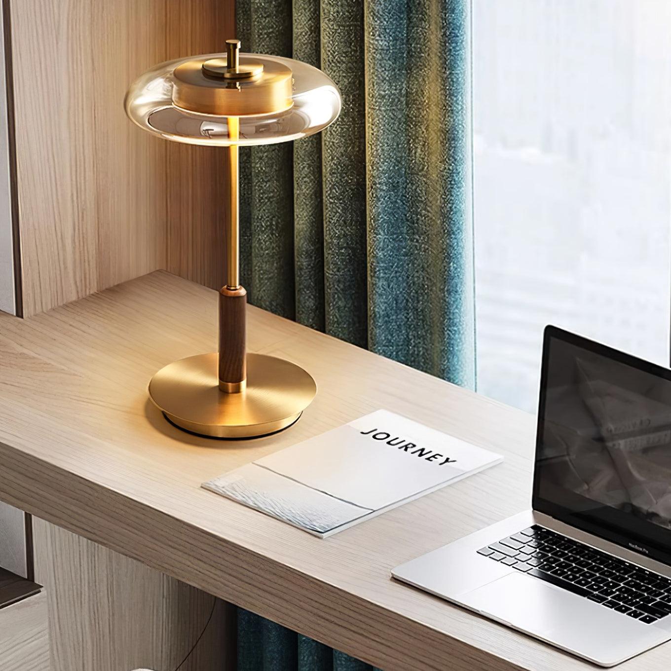 Modern Slim-Glass Table Lamp