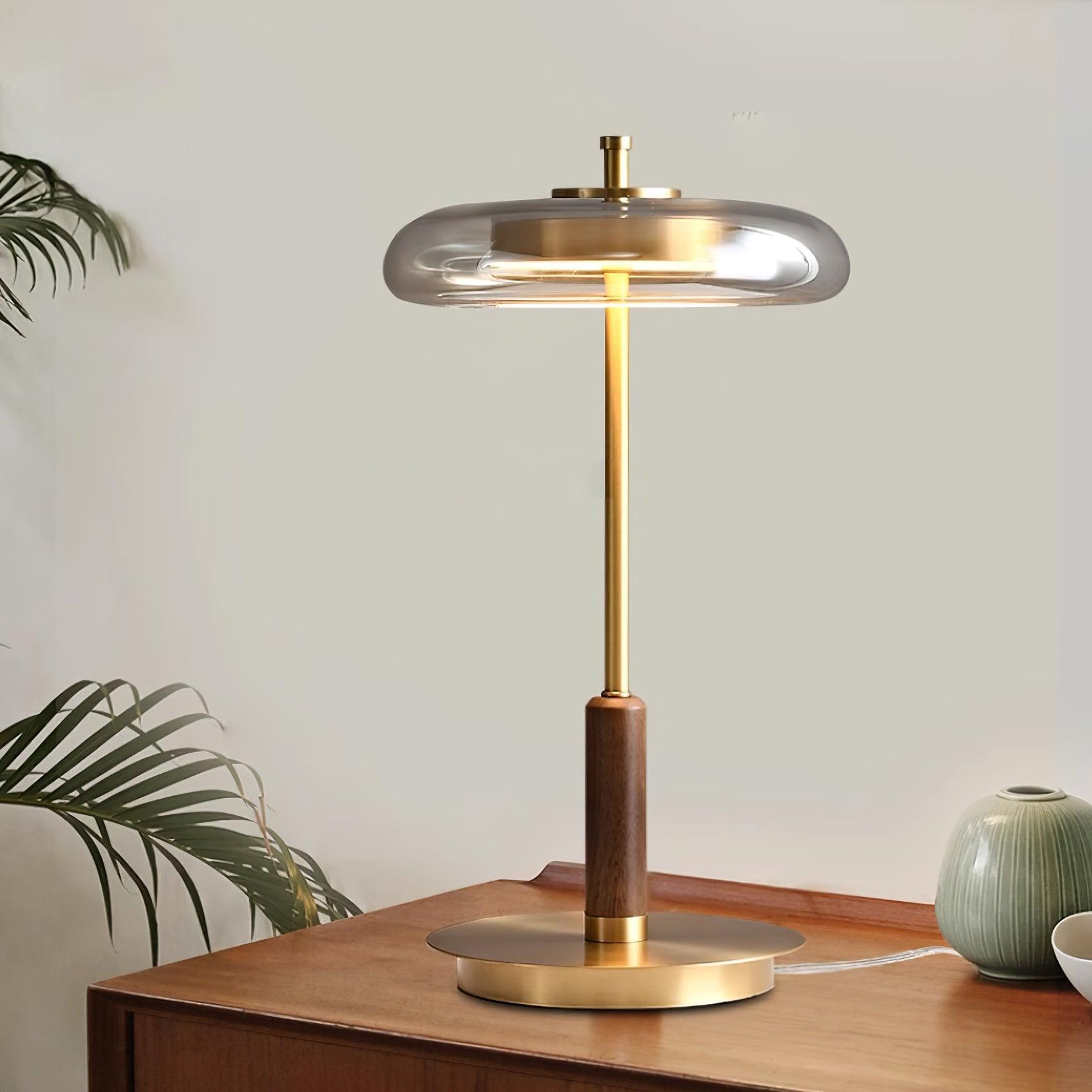 Modern Slim-Glass Table Lamp