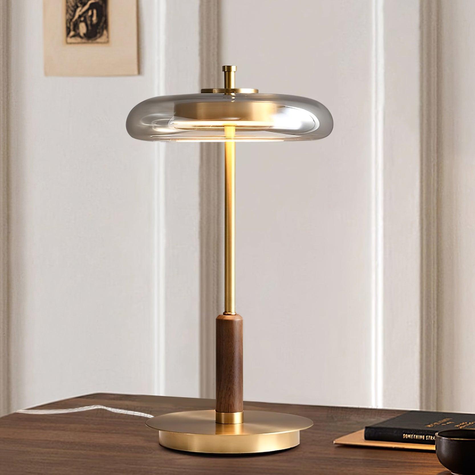 Modern Slim-Glass Table Lamp