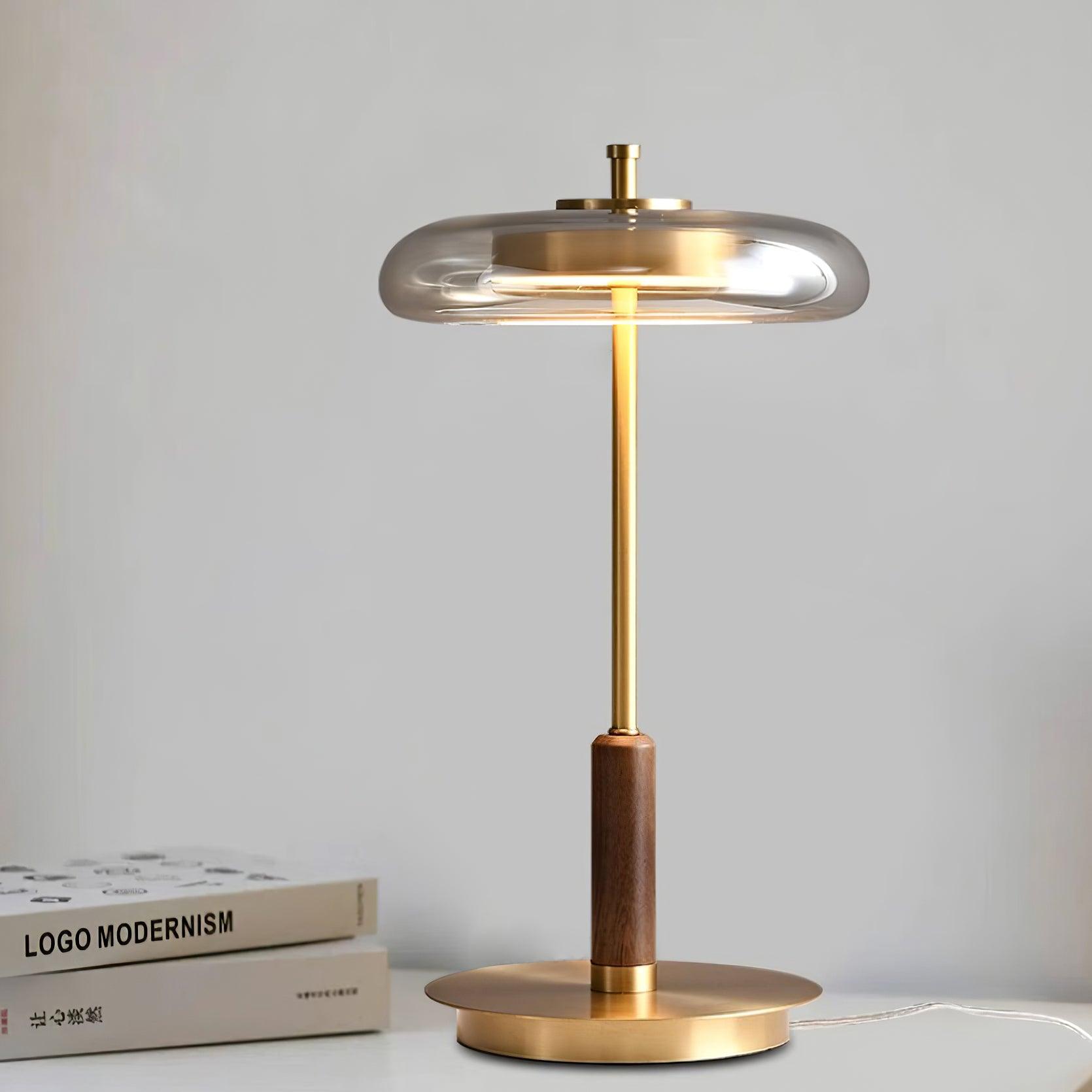 Modern Slim-Glass Table Lamp