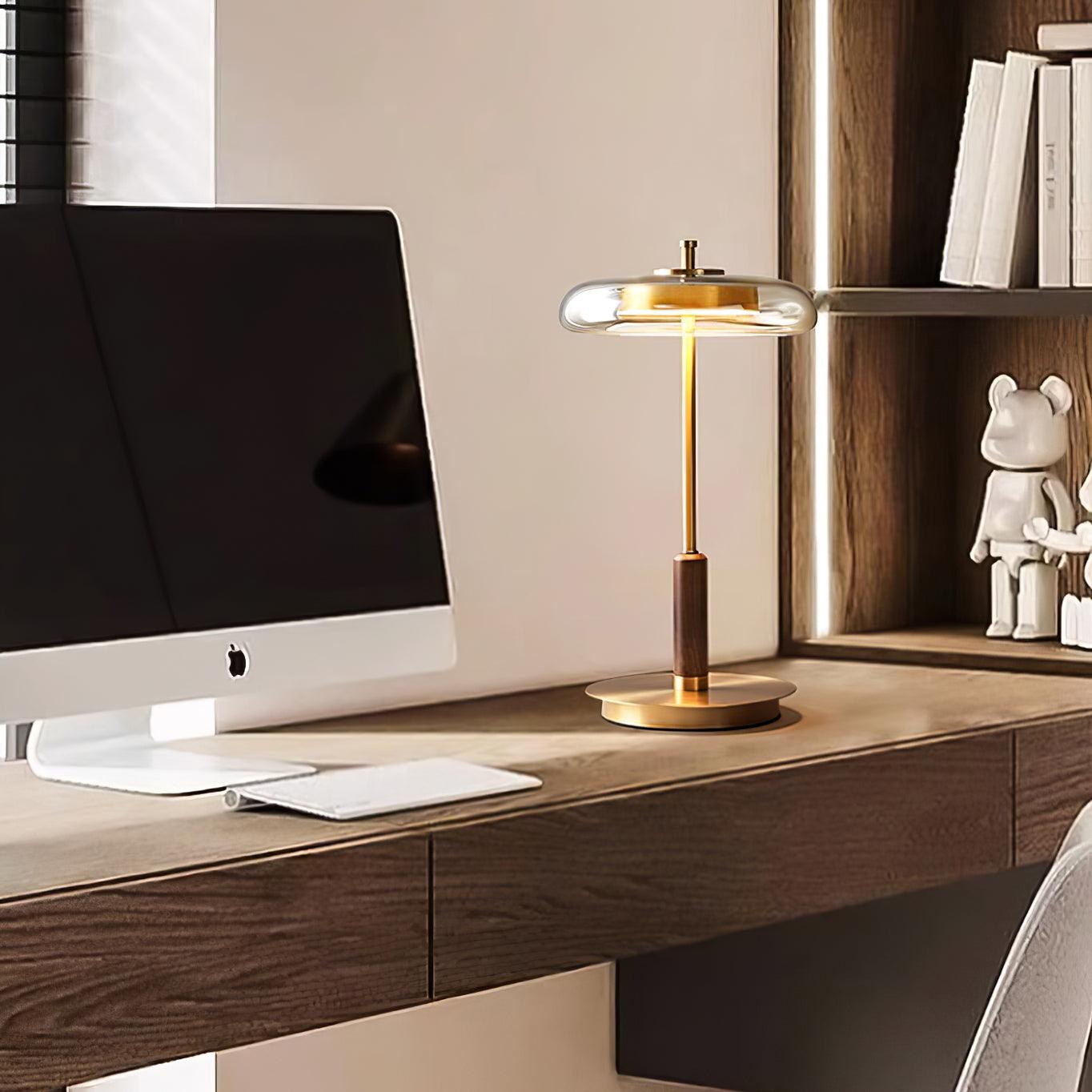 Modern Slim-Glass Table Lamp