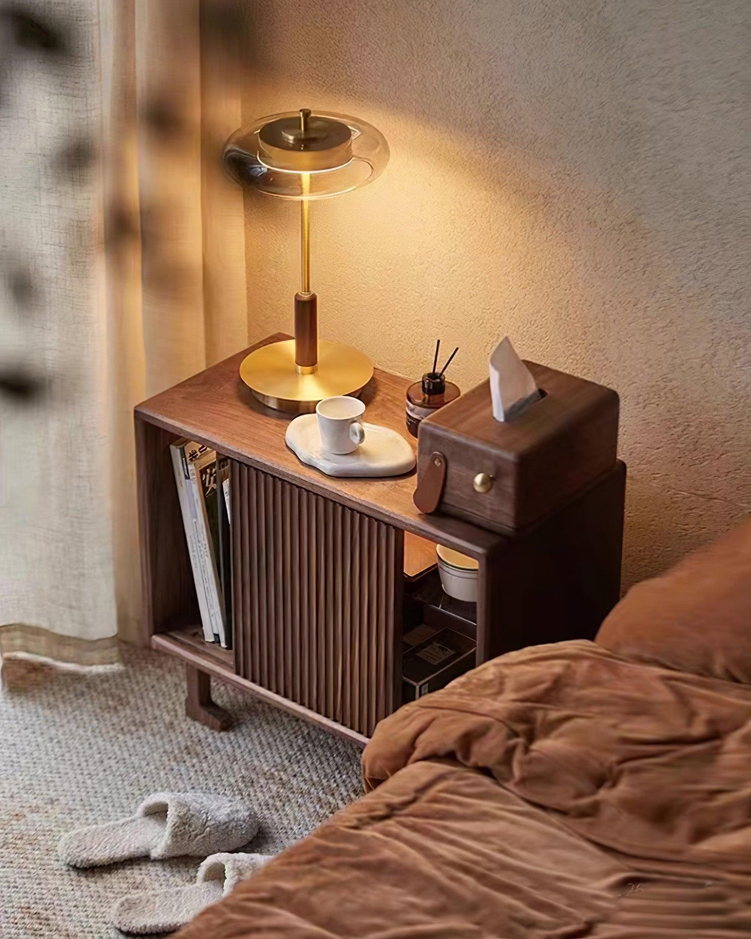 Modern Slim-Glass Table Lamp