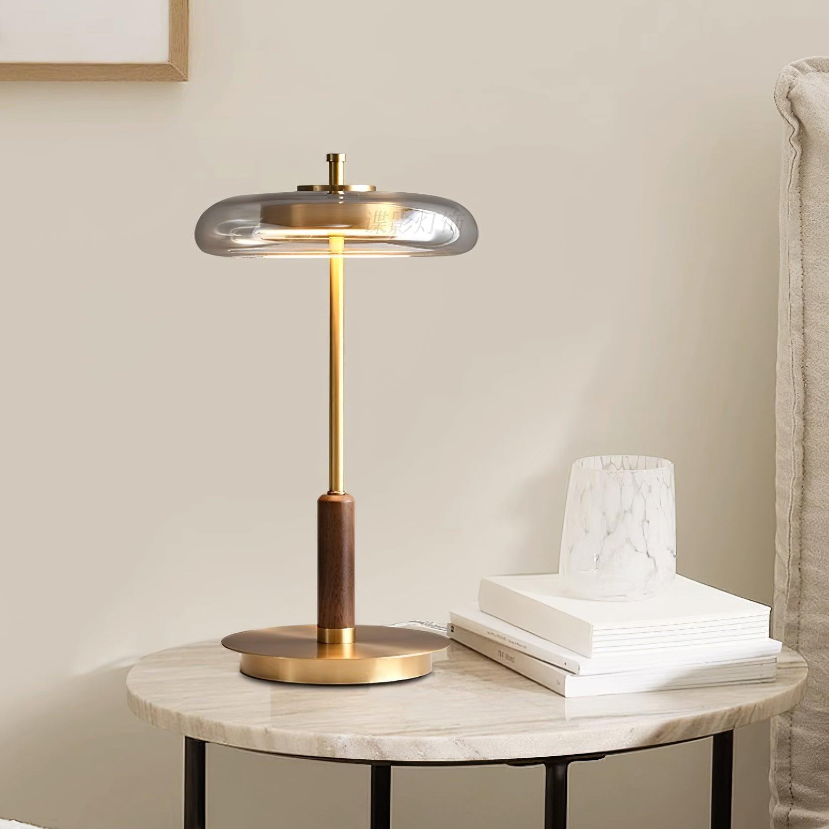 Modern Slim-Glass Table Lamp