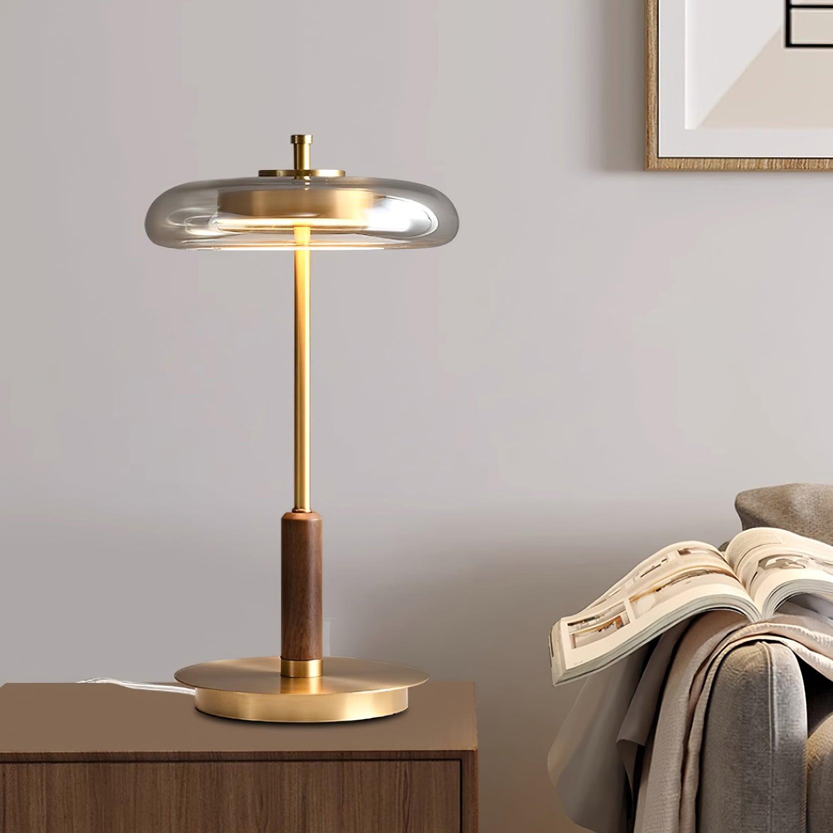 Modern Slim-Glass Table Lamp