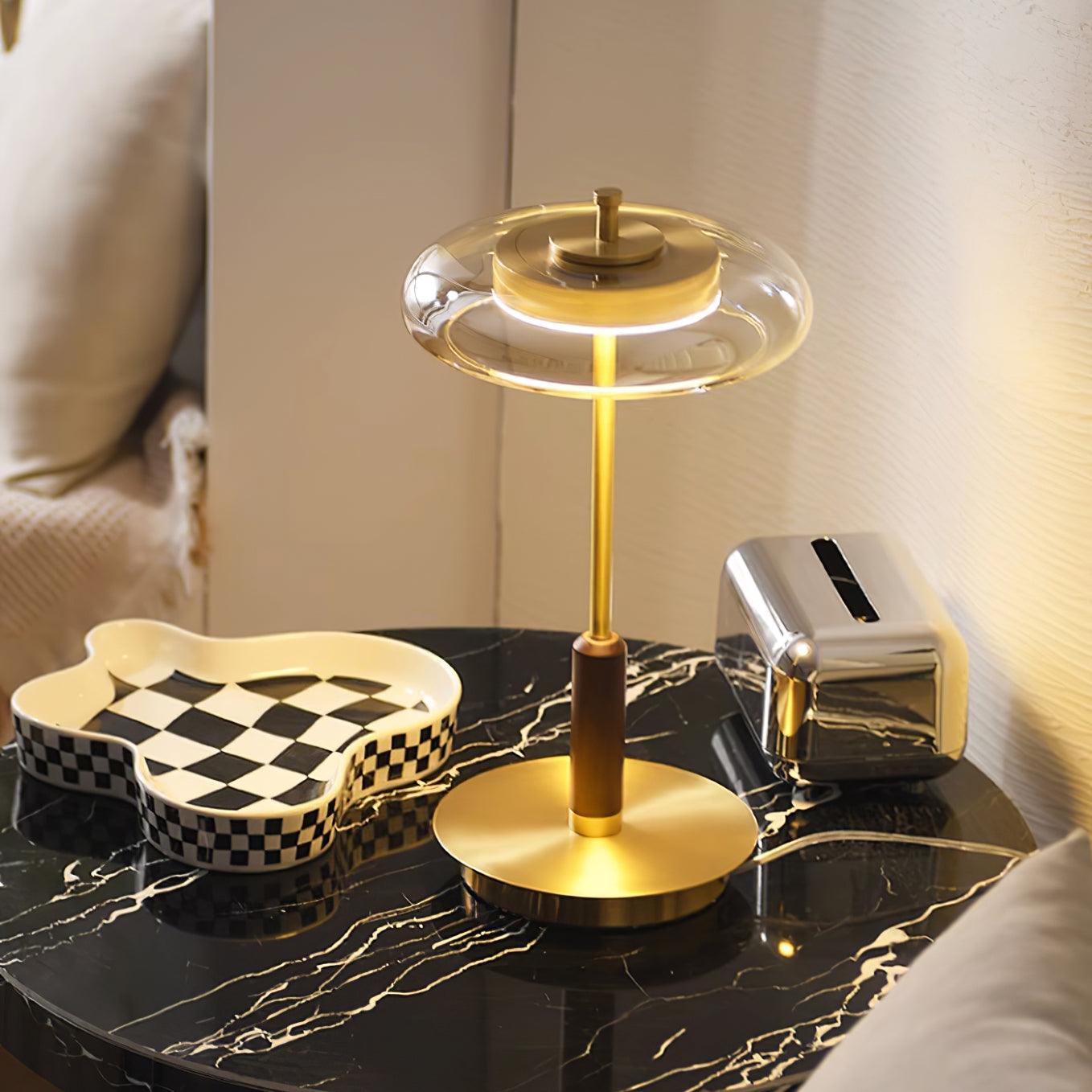 Modern Slim-Glass Table Lamp
