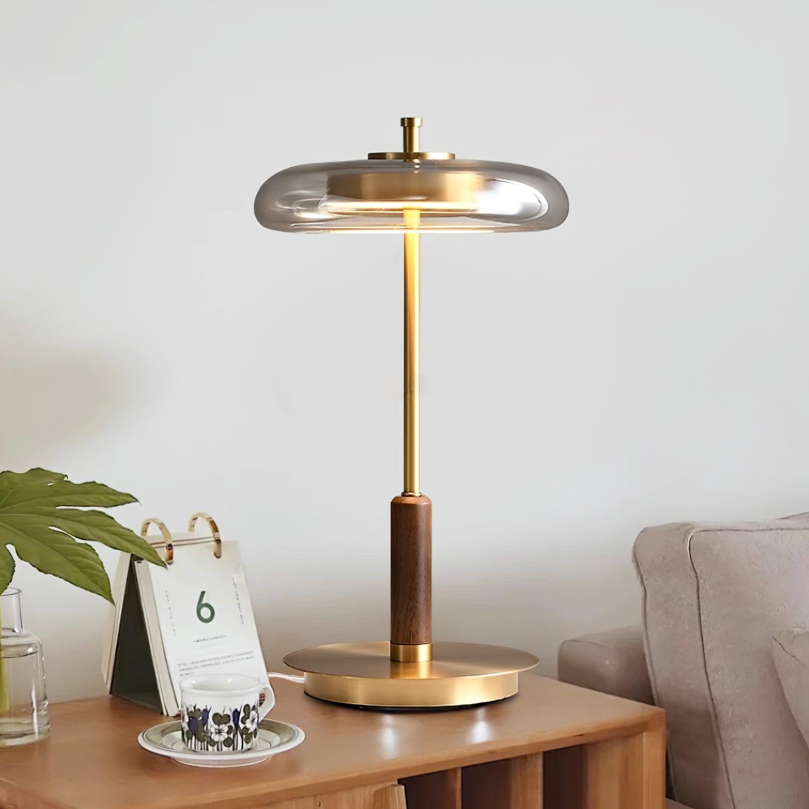 Modern Slim-Glass Table Lamp