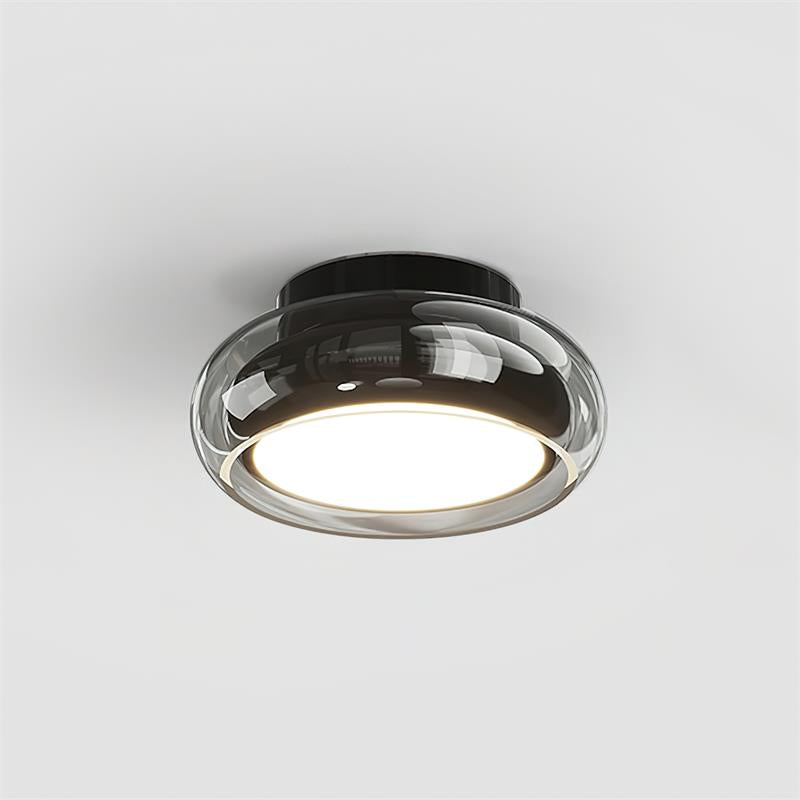 Retro Bauhaus Glass Ceiling Light – Vintage Style Lighting Fixture