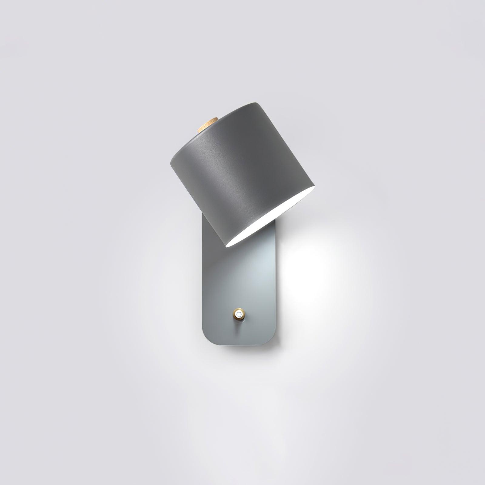 Modern Adjustable Cylinder Wall Lamp – Minimalist Metal Indoor Light