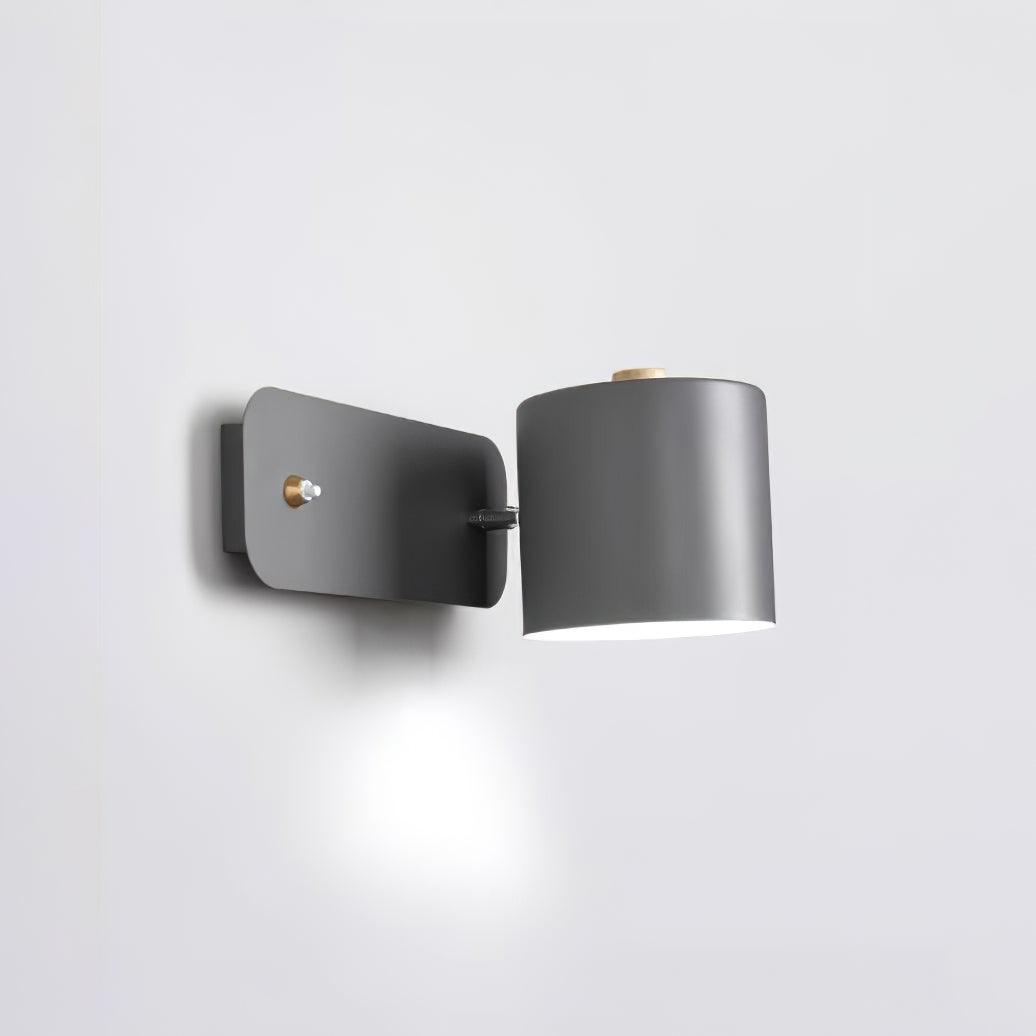 Modern Adjustable Cylinder Wall Lamp – Minimalist Metal Indoor Light