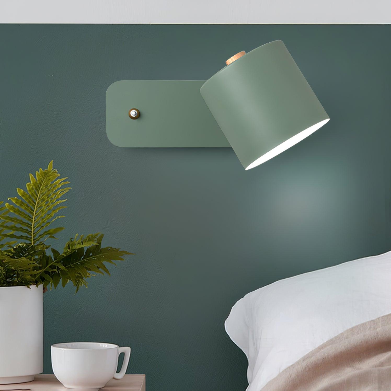 Modern Adjustable Cylinder Wall Lamp – Minimalist Metal Indoor Light