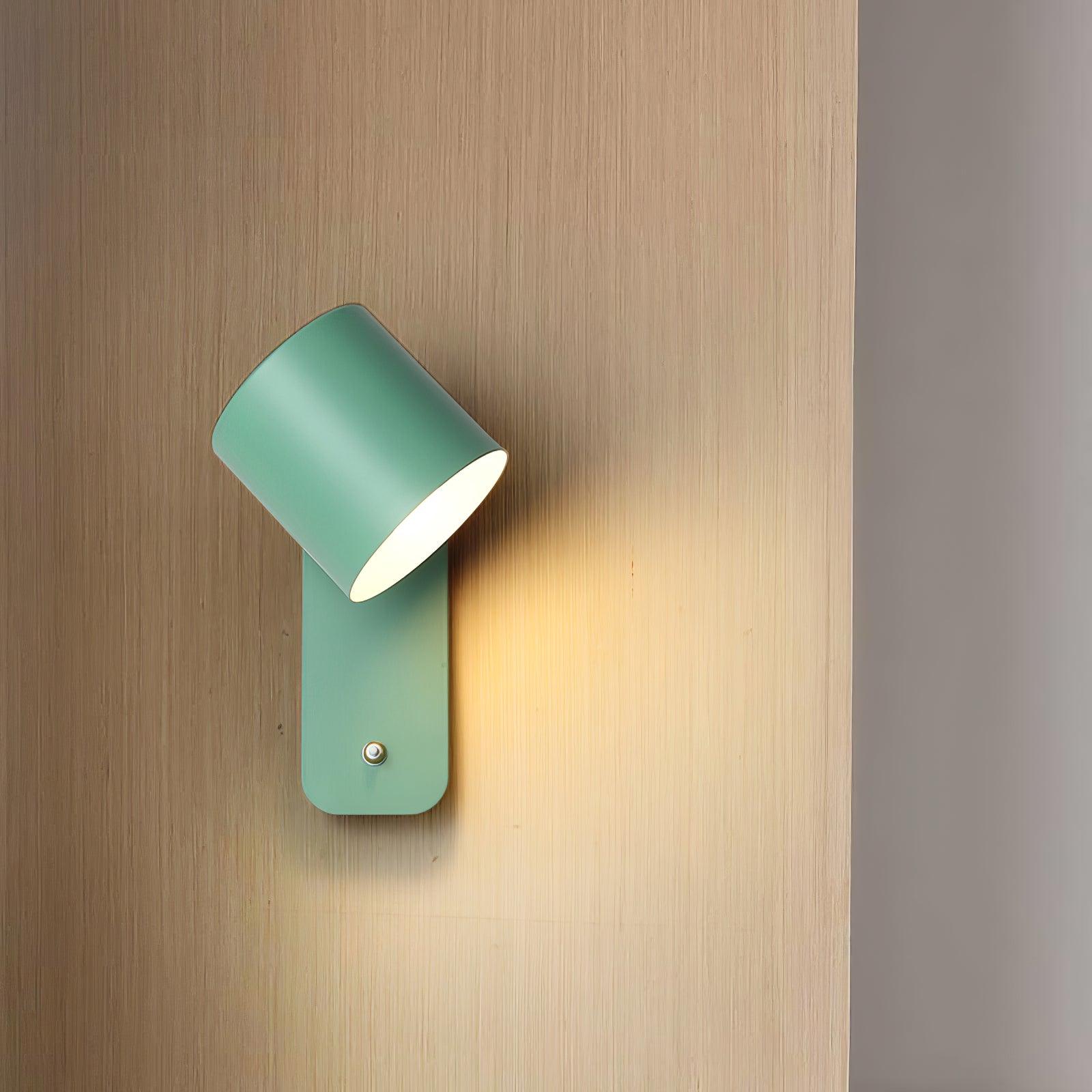 Modern Adjustable Cylinder Wall Lamp – Minimalist Metal Indoor Light