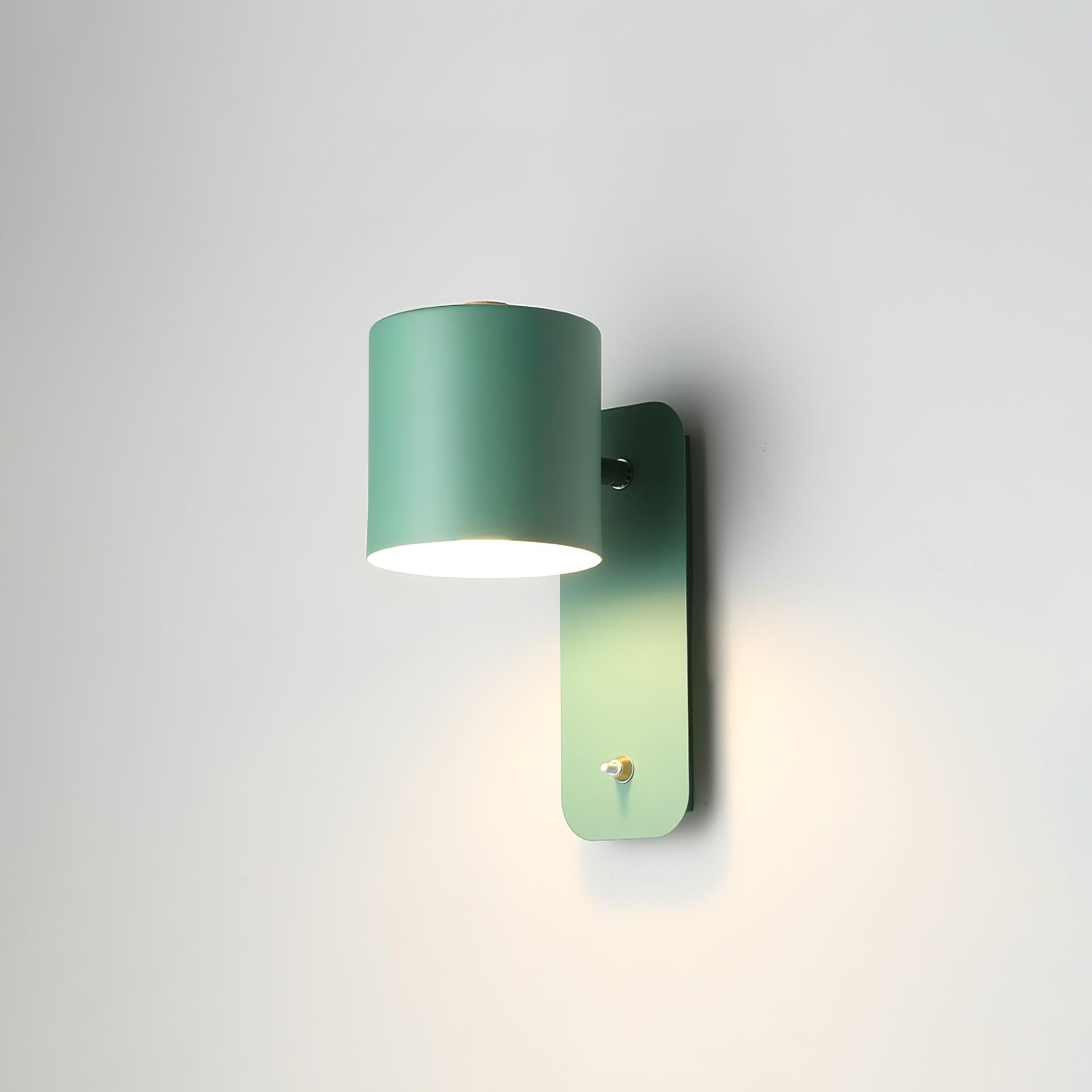 Modern Adjustable Cylinder Wall Lamp – Minimalist Metal Indoor Light