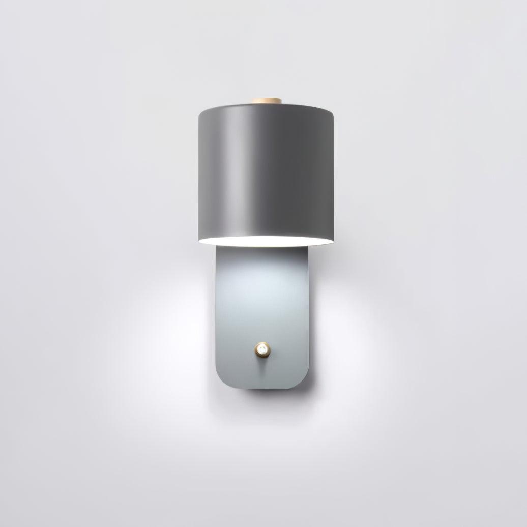 Modern Adjustable Cylinder Wall Lamp – Minimalist Metal Indoor Light