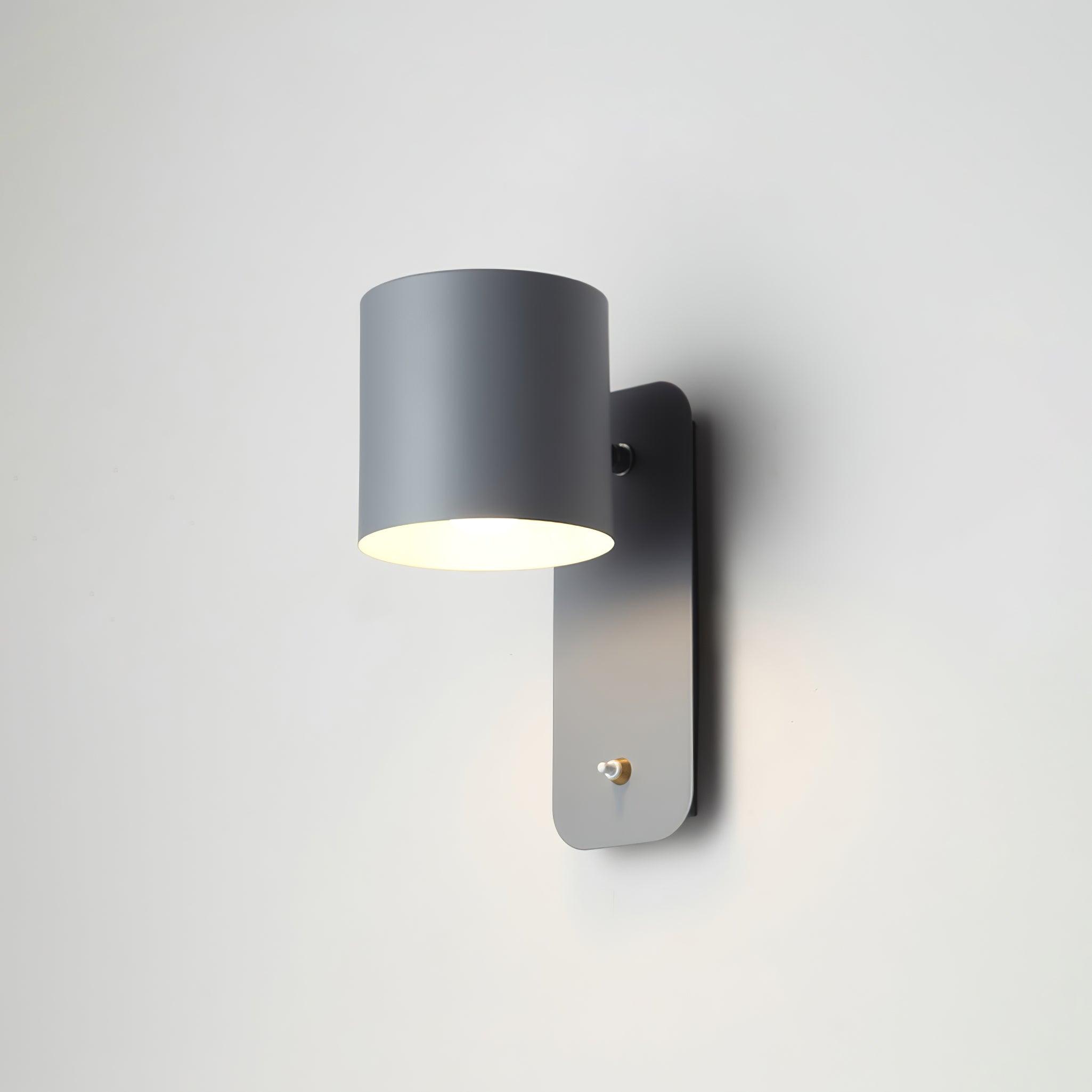 Modern Adjustable Cylinder Wall Lamp – Minimalist Metal Indoor Light