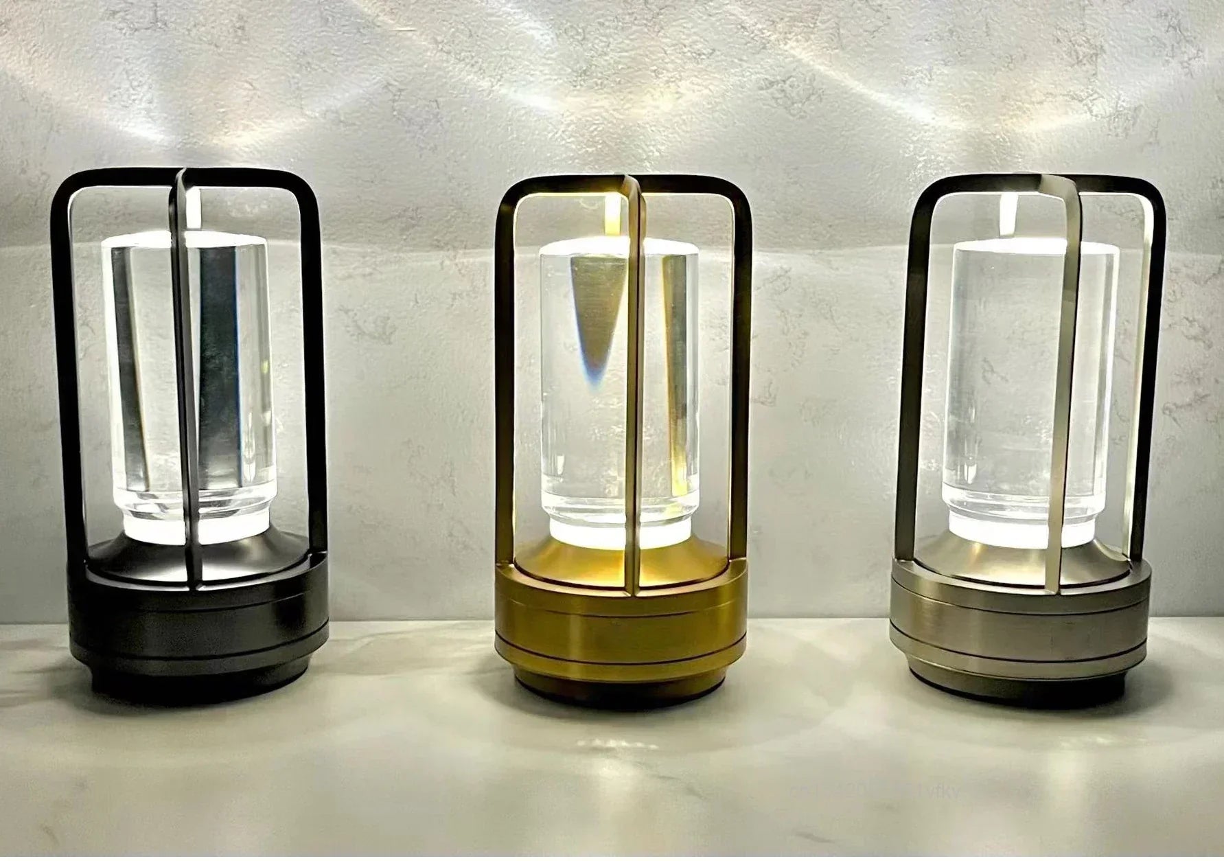 Modern Rechargeable LED Lantern – USB Powered Light for Home & Garden - Atelier Dubois Paris