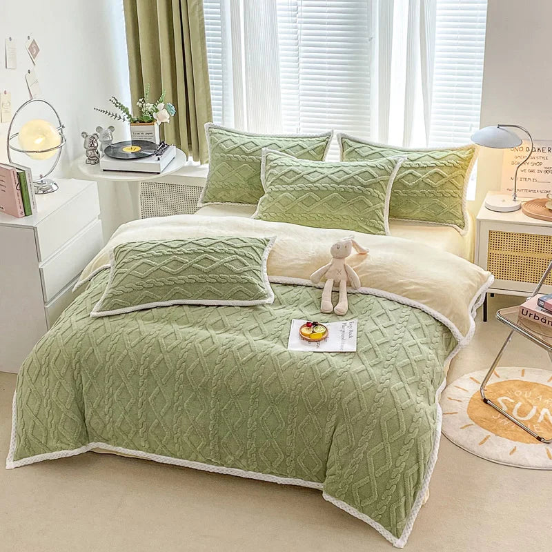 Cozy Layered | Winter Throw Blanket