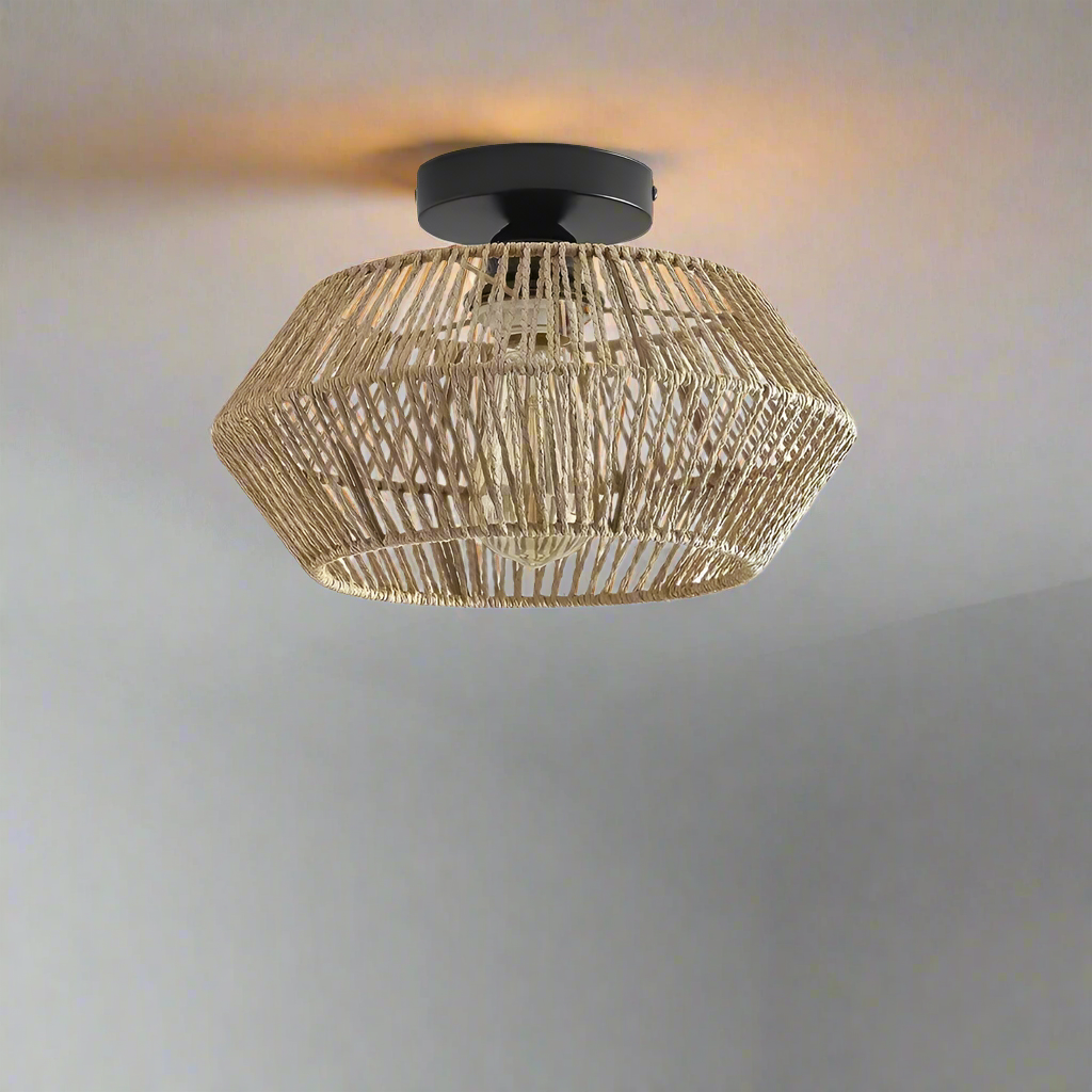 Textured Bohemian Ceiling Lamp