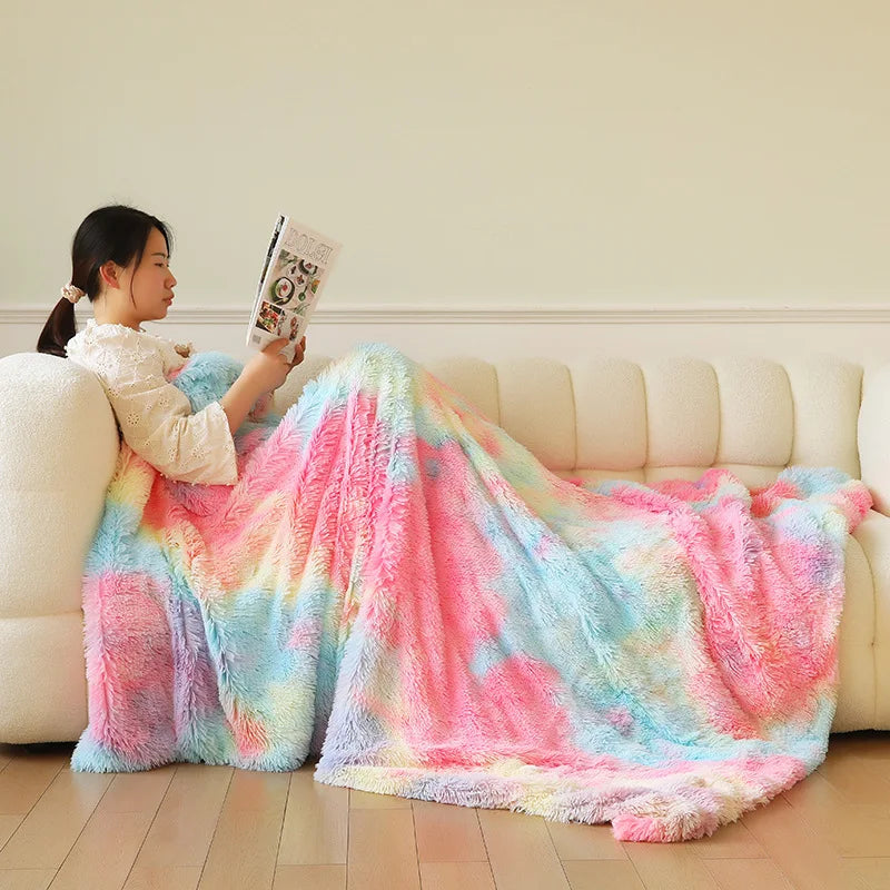 Coral Fleece Throw Blanket | Ultra Plush Texture