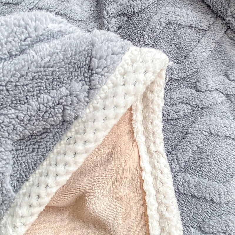 Cozy Layered | Winter Throw Blanket