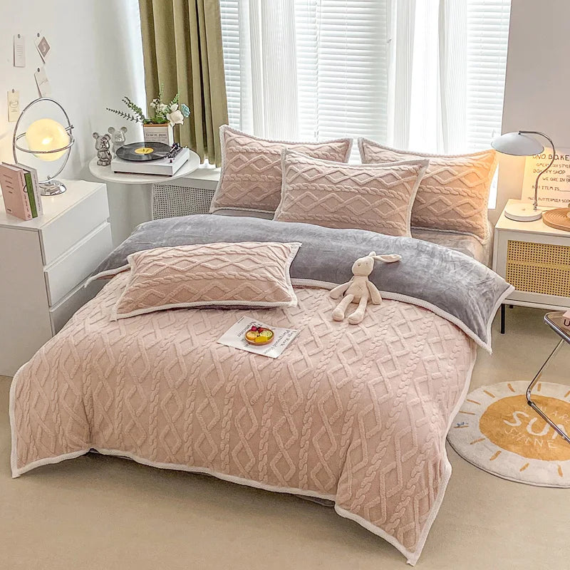 Cozy Layered | Winter Throw Blanket