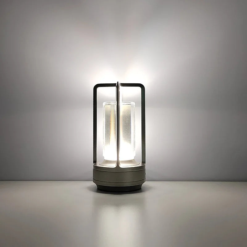 Modern Rechargeable LED Lantern – USB Powered Light for Home & Garden - Atelier Dubois Paris