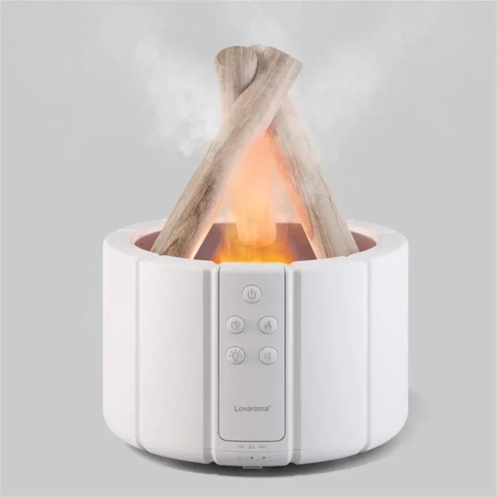 Ambient Flame Humidifier Table Lamp