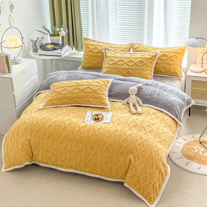 Cozy Layered | Winter Throw Blanket