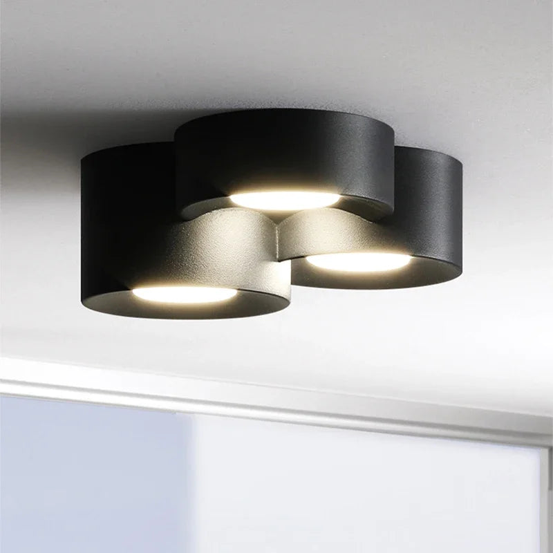 Modern LED Ceiling Lamp – Nordic Cylinder Spotlight Indoor Lighting