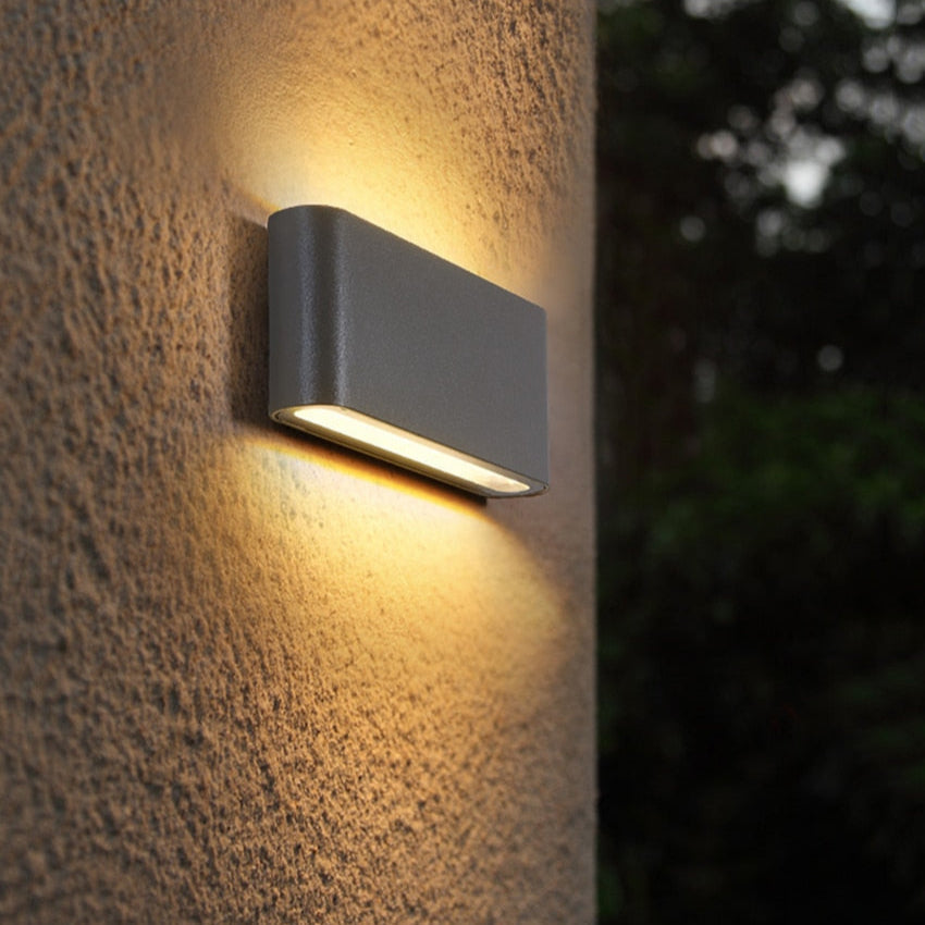 LED Wall Light for Outdoors | Sleek Up/Down Beam Design