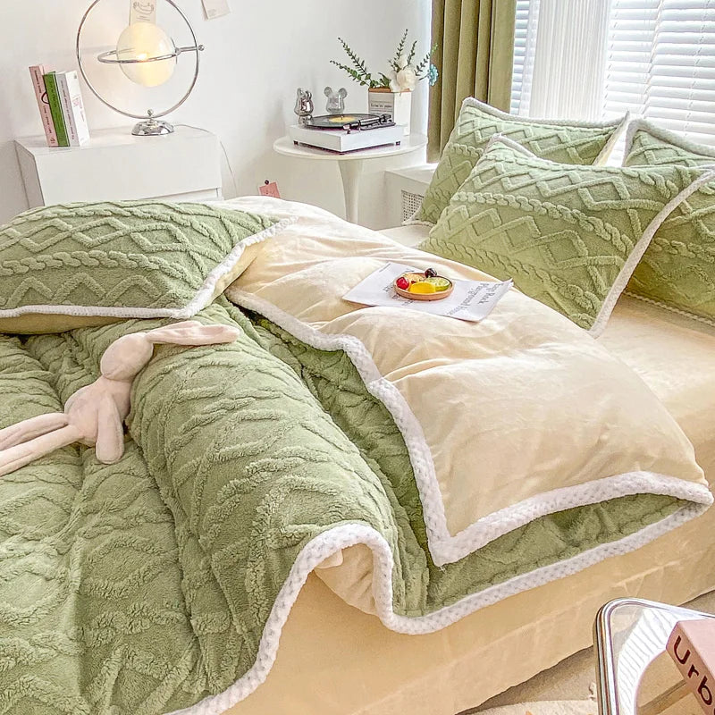 Cozy Layered | Winter Throw Blanket