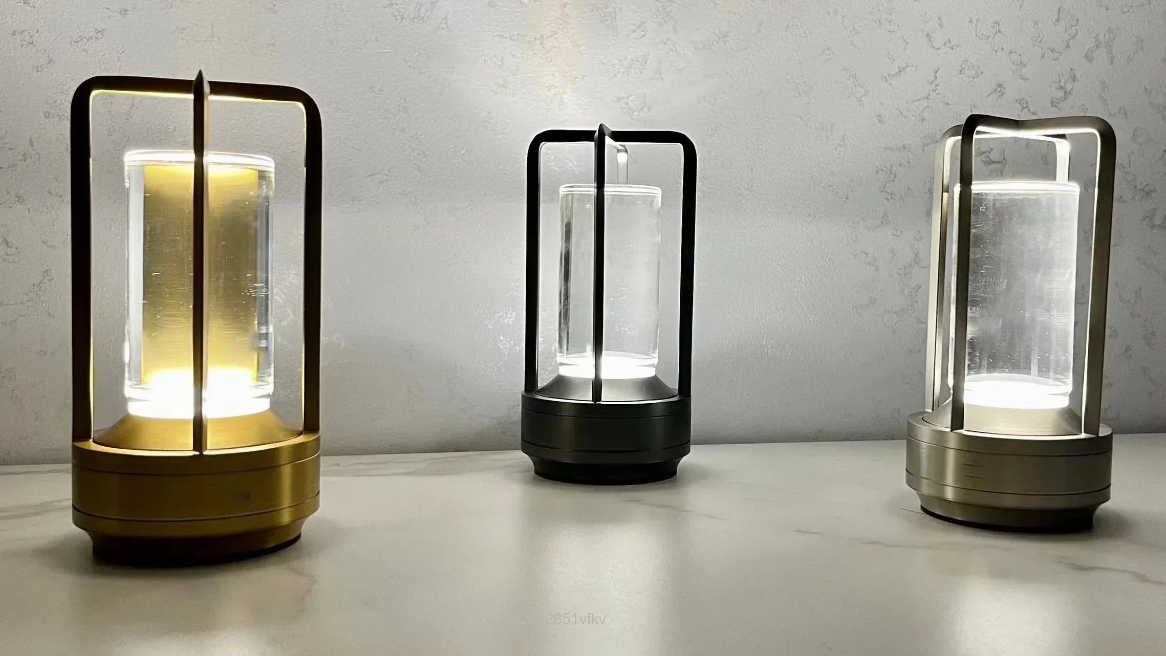Modern Rechargeable LED Lantern – USB Powered Light for Home & Garden - Atelier Dubois Paris