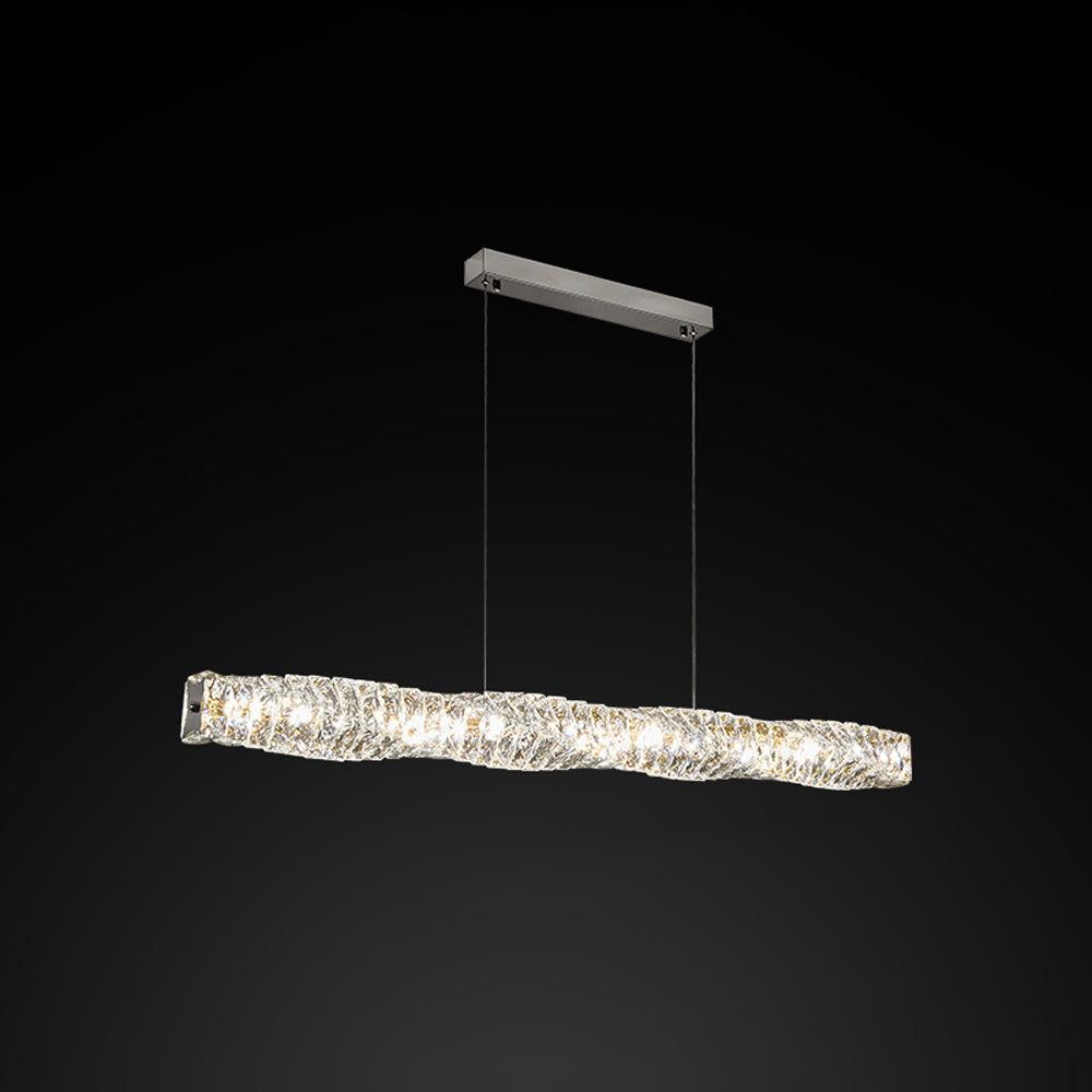 LED Crystal Pendant Light – Sleek Contemporary Design