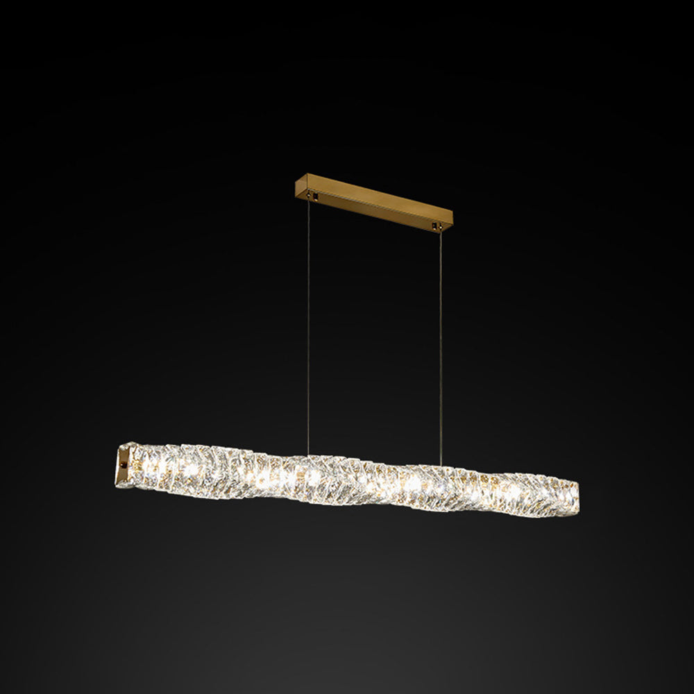 LED Crystal Pendant Light – Sleek Contemporary Design