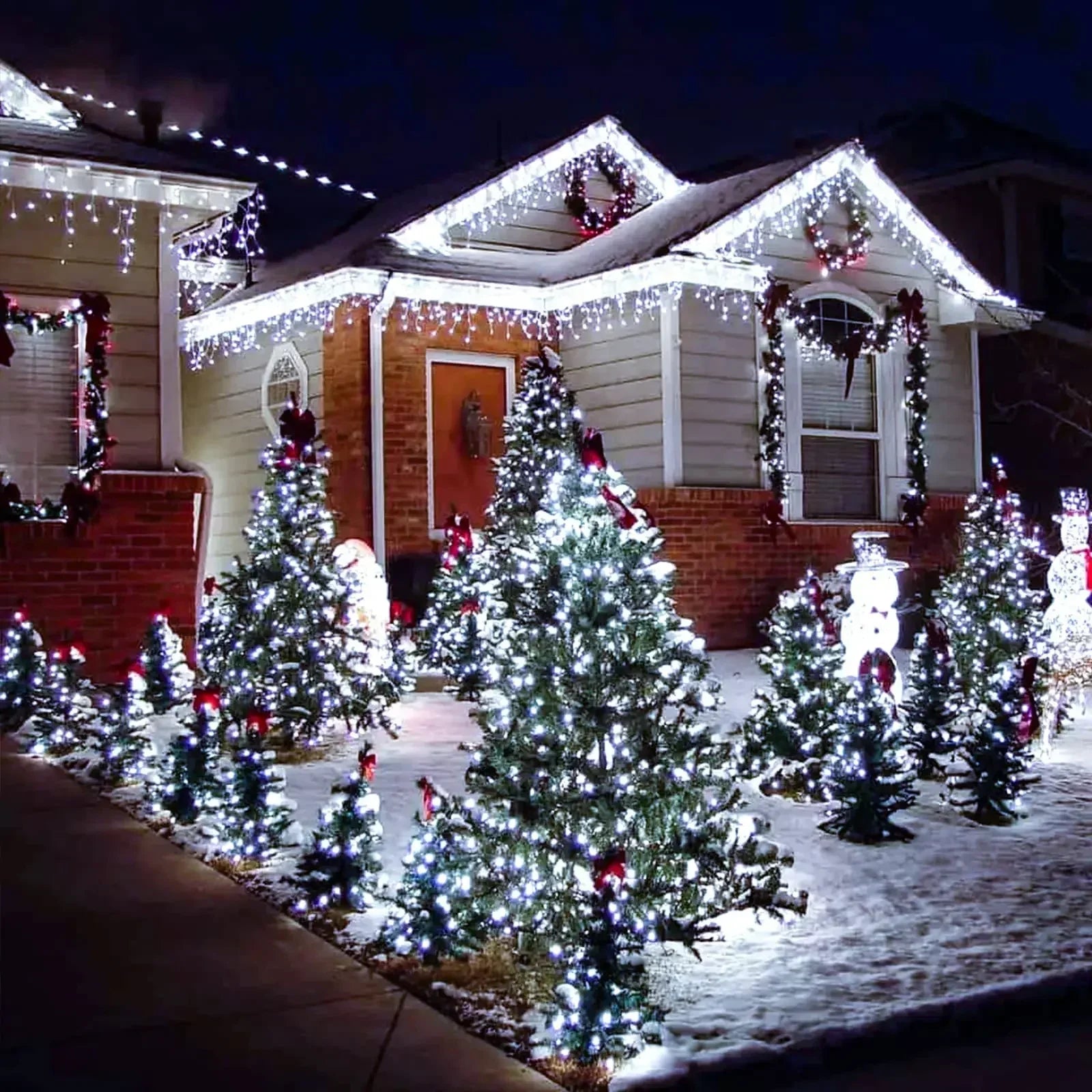 Solar LED Christmas Lights | Magical Outdoor Holiday Lighting