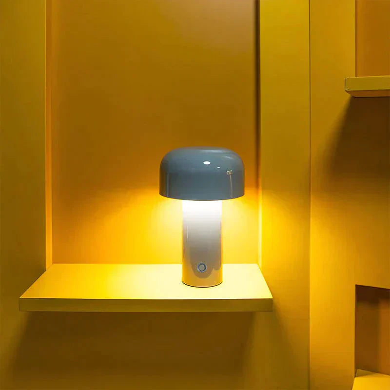 Sleek Italian Mushroom Table Lamp