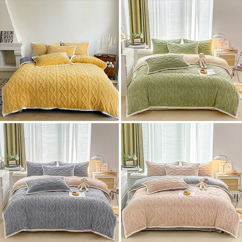 Cozy Layered | Winter Throw Blanket