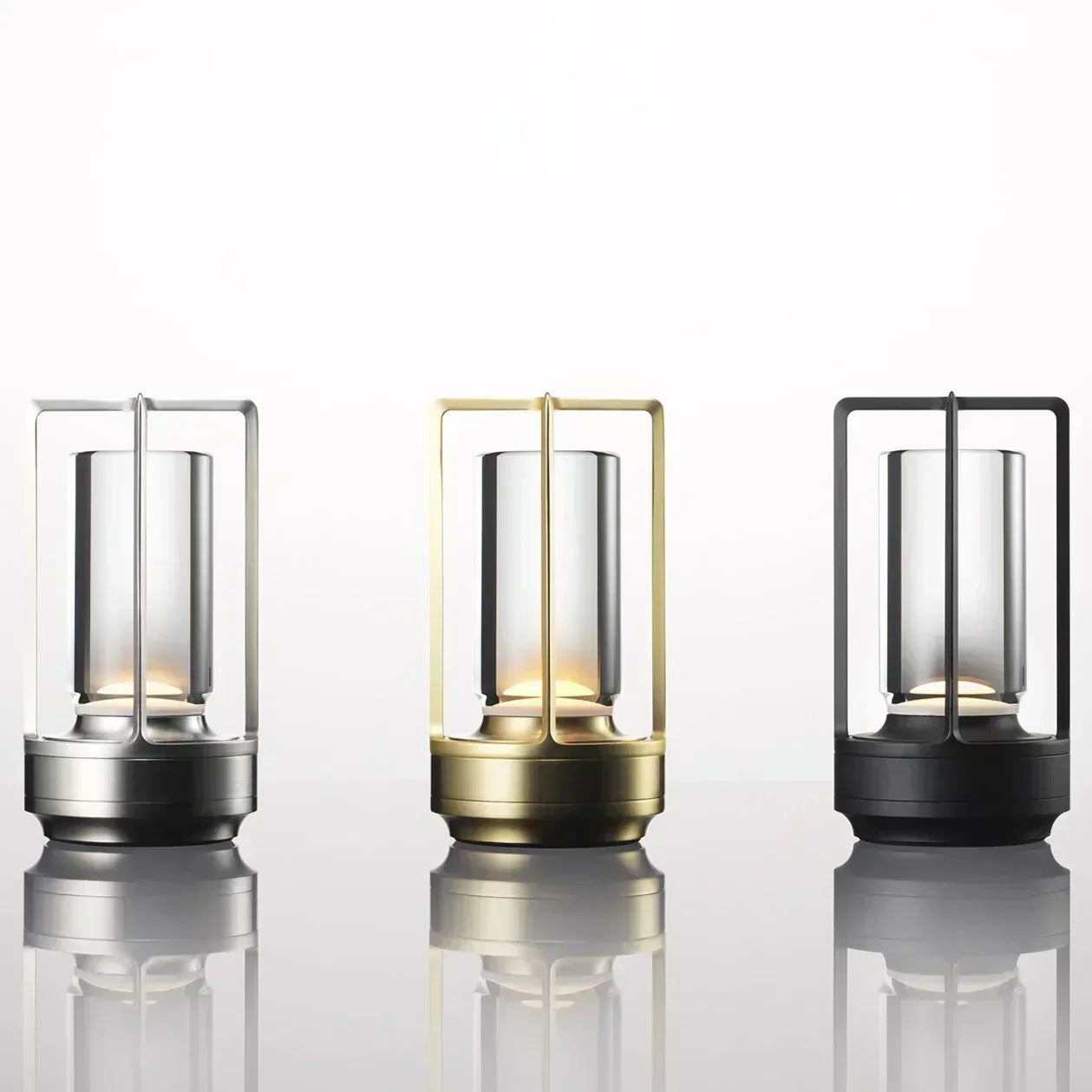 Modern Rechargeable LED Lantern – USB Powered Light for Home & Garden - Atelier Dubois Paris