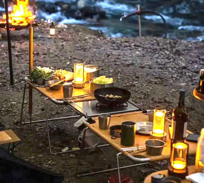 Modern Rechargeable LED Lantern – USB Powered Light for Home & Garden - Atelier Dubois Paris