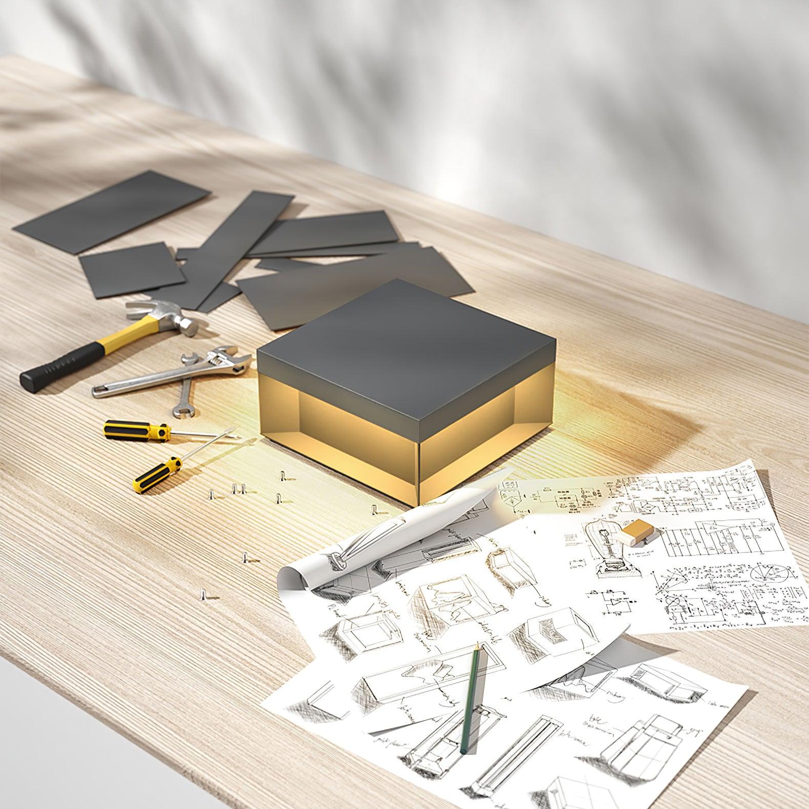 Matte Black Frame Solar Outdoor Post Light