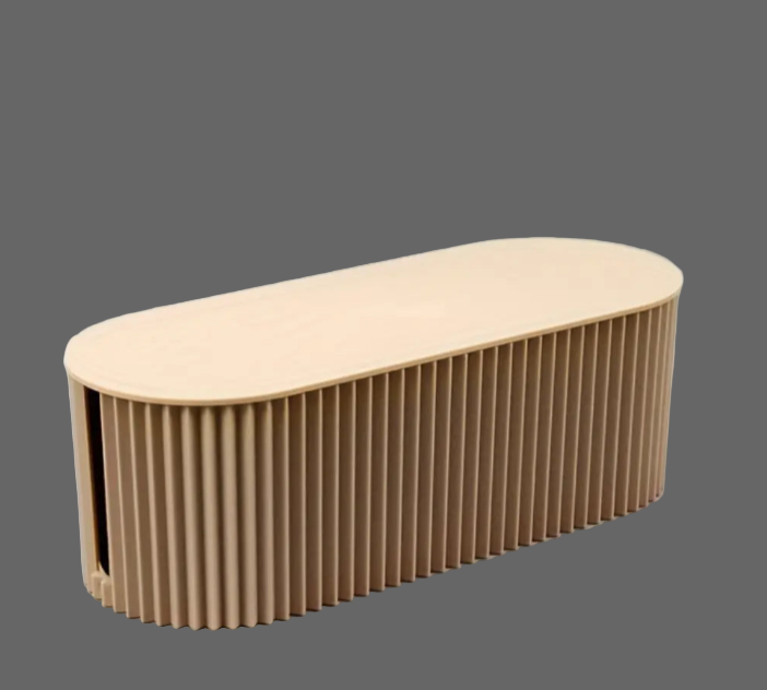 Compact Cable Box Organizer for Power Strips and Cords