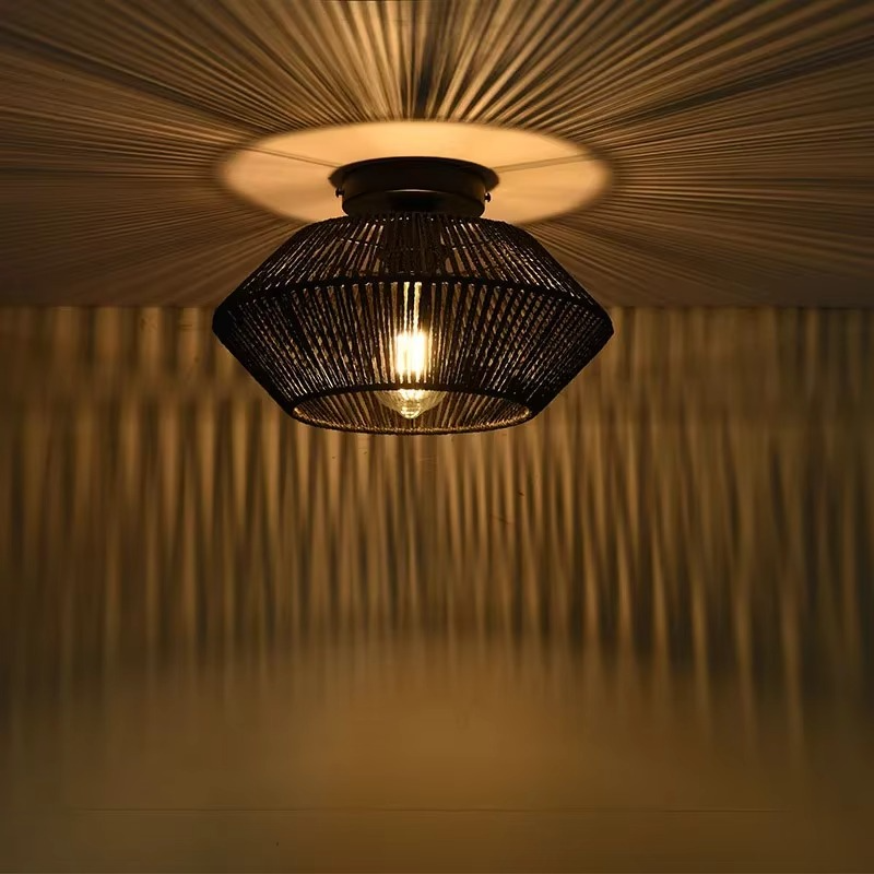 Textured Bohemian Ceiling Lamp