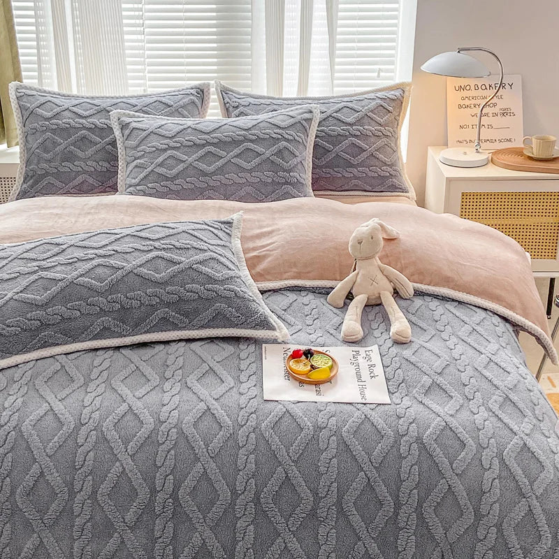 Cozy Layered | Winter Throw Blanket